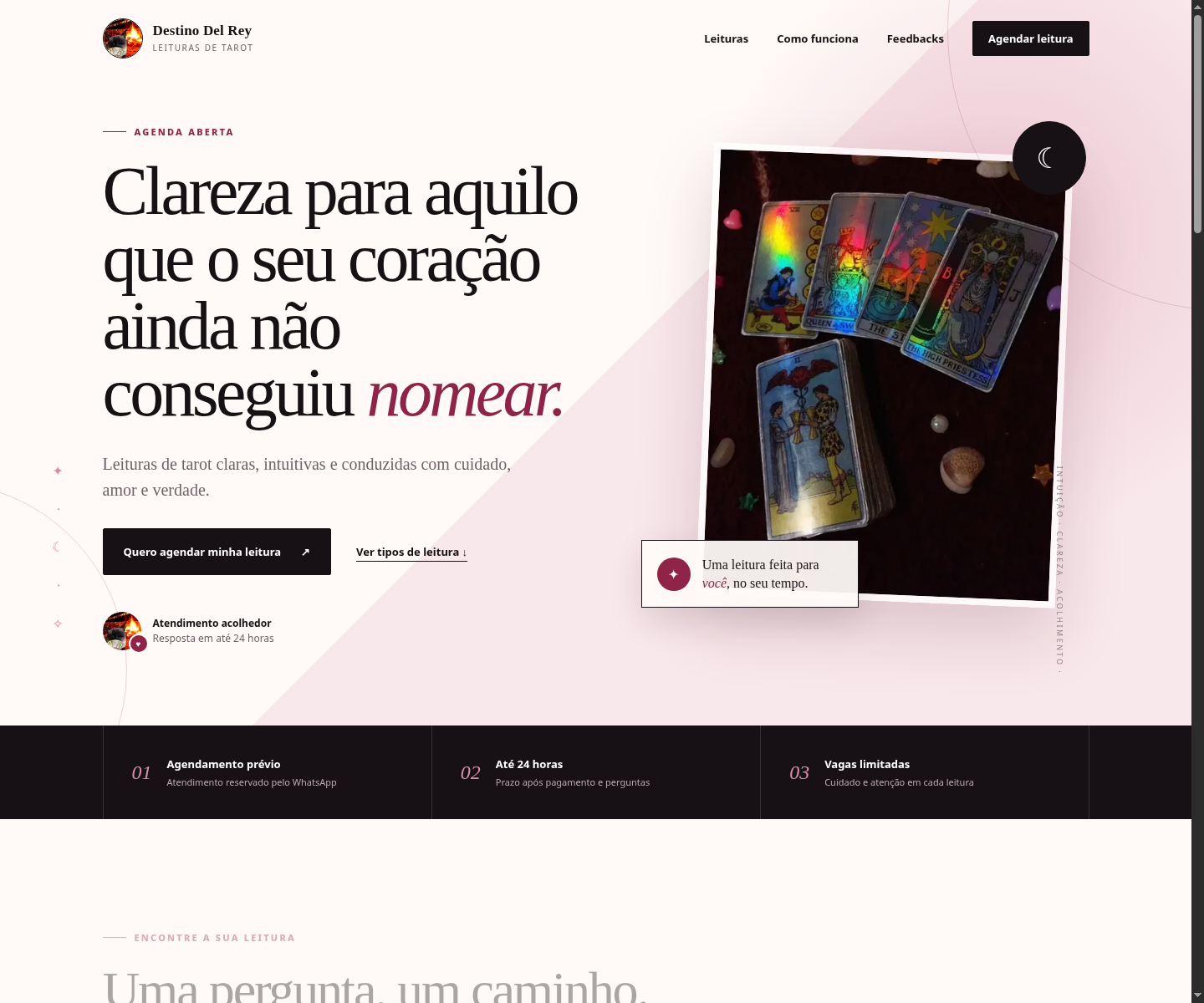 Destino Del Rey website preview