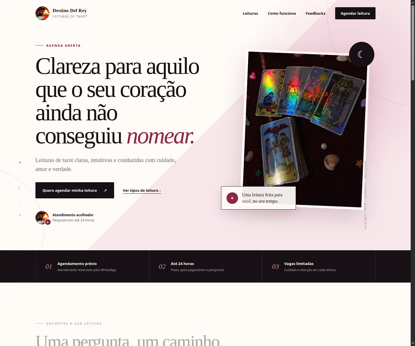 Destino Del Rey website preview